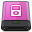 Pink iPod W Icon 32x32 png